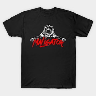 Maligator Belgian Malinois Hund T-Shirt